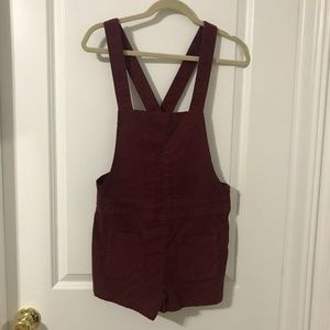 H&M corduroy short overall (NWT)